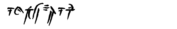 Iokharic font preview